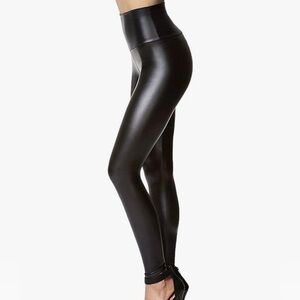 🆕 NWT Tagoo Black pleather leggings